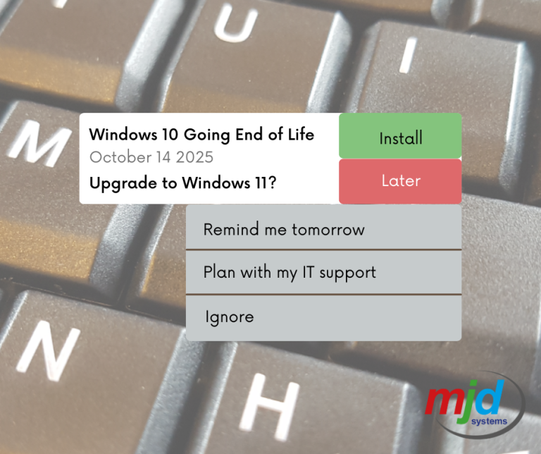 Windows 10 goes end of life in 2025, when and how should I plan for